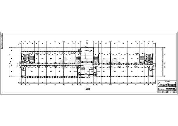 某大学6层框架结构教学楼建筑设计施工图