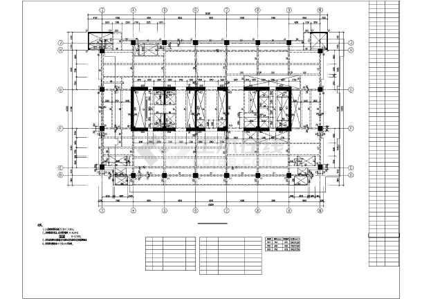 超高层办公楼结构设计施工图纸