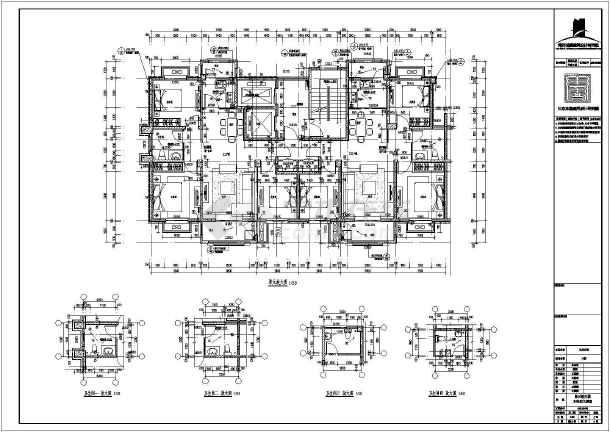 某地18层框架结构高层住宅楼建筑设计施工图