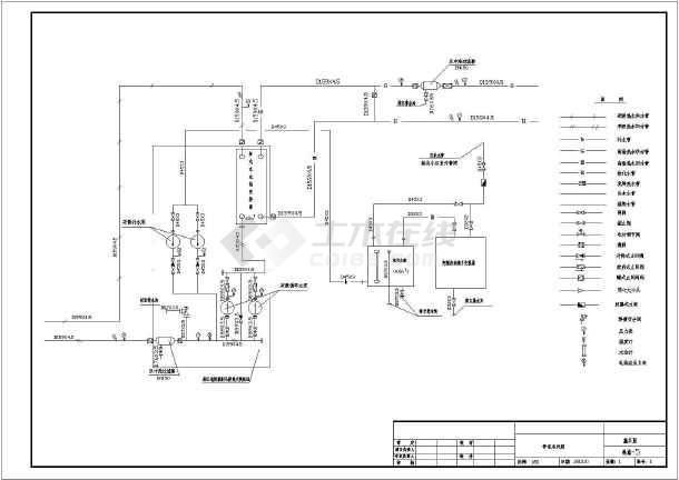 石家庄某多层小区供电供热1800kw换热站设计图