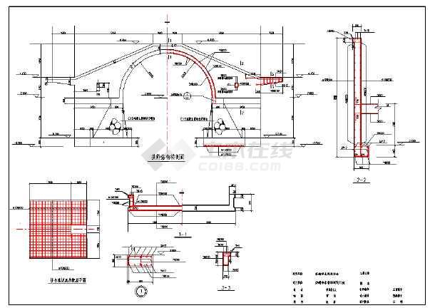 古典拱桥的结构设计图(含设计说明)
