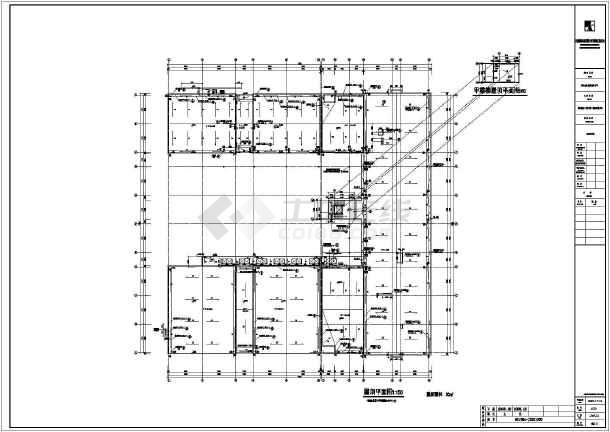 沿海某核电厂四层培训中心建筑设计方案图纸