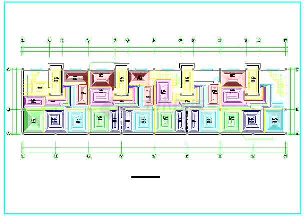 【江西】某六层住宅楼地暖设计施工图
