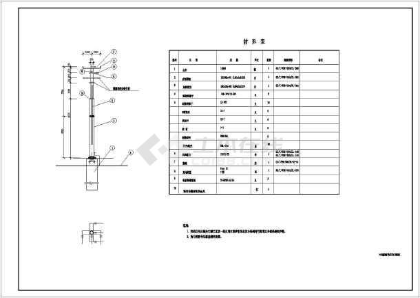 本图纸为钢管杆组装图及电气设计图(全套),内容包括:n1型耐张杆组装