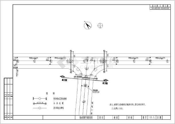 某城市市政道路雨污水设计图纸十分详细