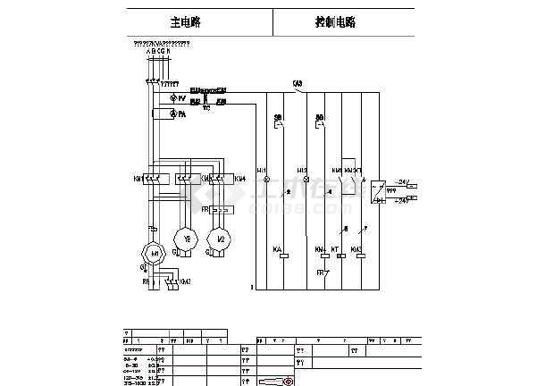 【株洲市】某厂车间三辊卷板机改造电路图