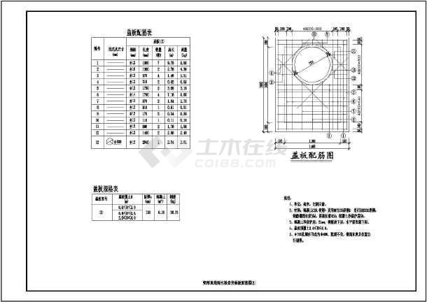 各类雨,污水检查井大样图及结构配筋图