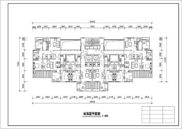 一梯六户,一梯八户建筑户型图图片1