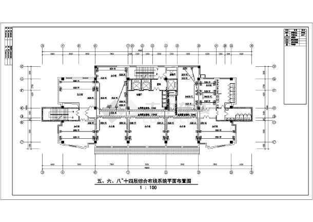 某地外贸大厦综合布线施工图(含设计说明)