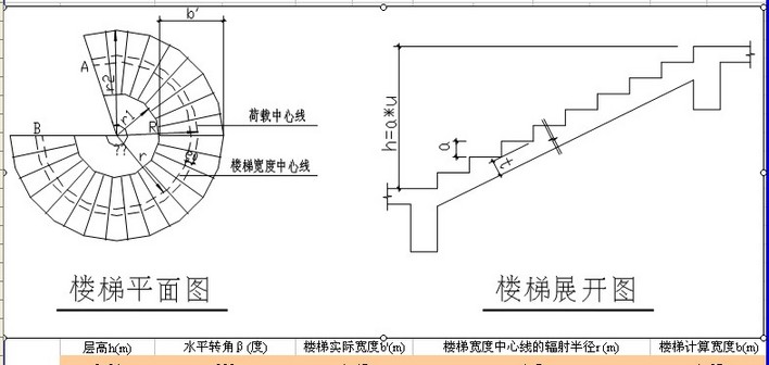 螺旋楼梯计算