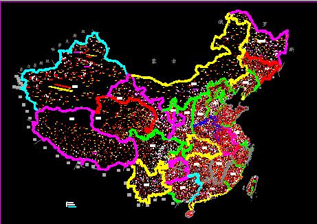 中国地图cad完整版下载图片