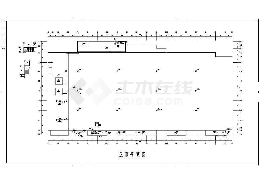 大型仓储式超市空调通风排烟系统设计施工图(水冷离心机组)