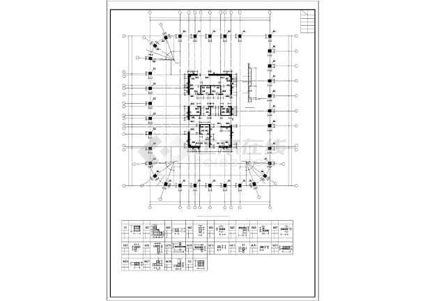 23层筒中筒结构公寓楼结构施工图
