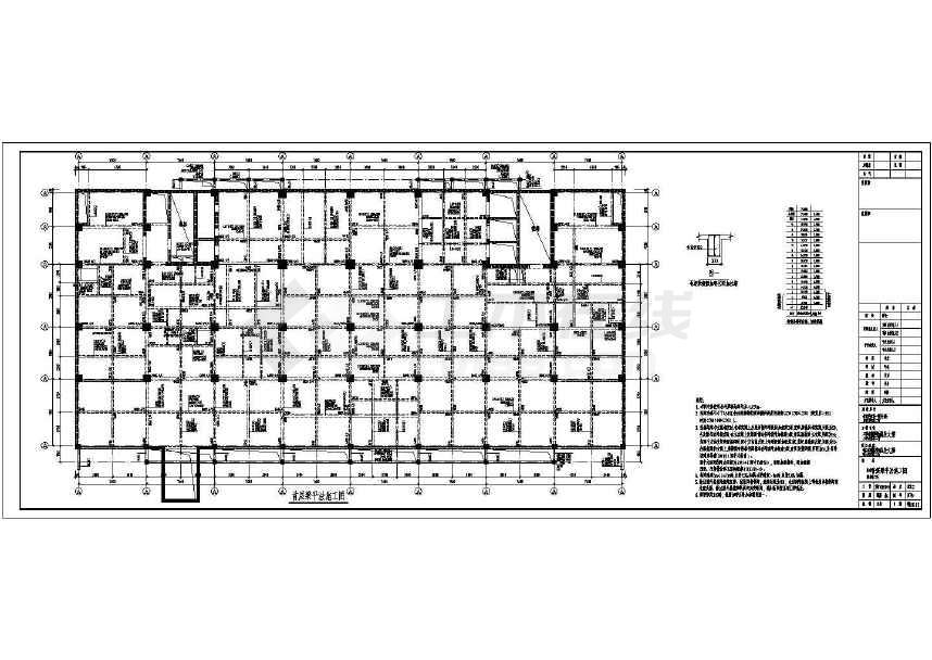 【河北】16层框架剪力墙结构医院病房大楼结构施工图