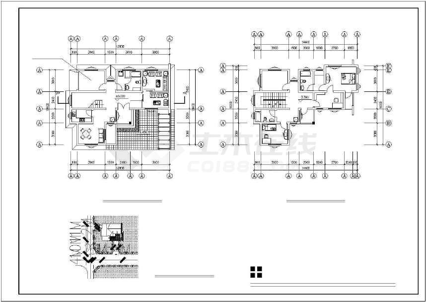 3层现代风格家庭独栋别墅设计施工图(含效果图)