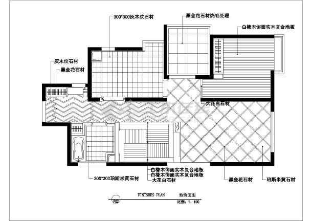 【上海】欧式风格小户型一居室室内装修设计图