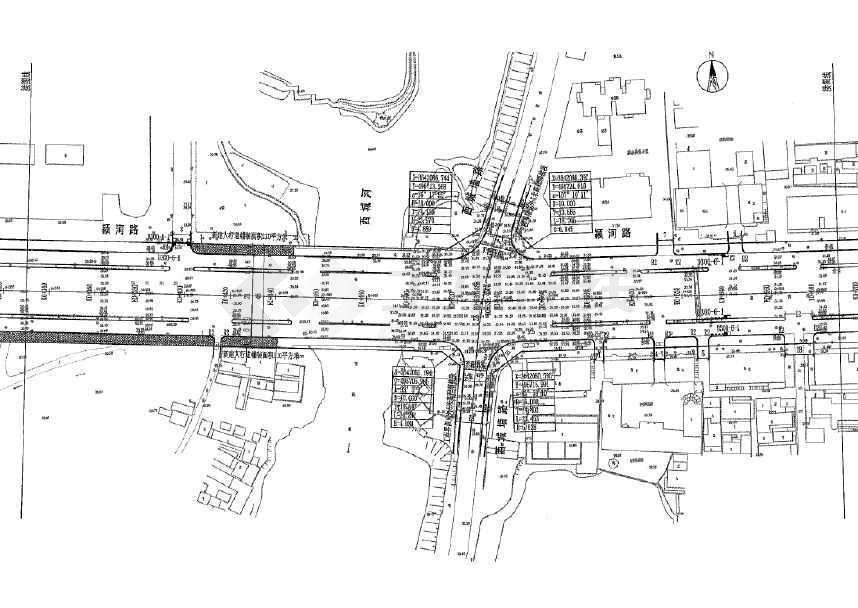 城市次干道市政道路综合改造工程施工图(双向六车道)