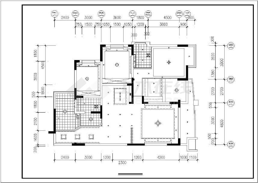 本图纸为简约风格三居室装修施工图(含效果图),图纸包含了平面本布置