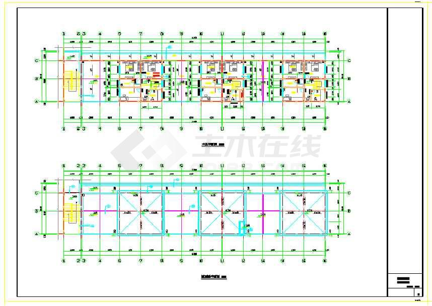 【浙江】某单身公寓建筑初步设计图纸