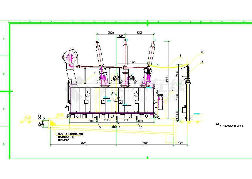 某地主变压器安装详细设计施工图(全集)