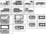 全套高层学校综合楼建筑CAD设计施工图纸图片1