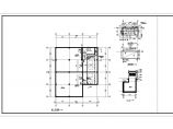 北方消防池建筑平面图和结构施工图（消防水泵房设计图纸）图片1