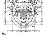 江西某高校礼堂剧场平面设计施工cad布置方案图（带地下室）图片1