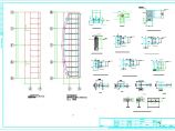 钢结构舞台结构设计cad施工图（含钢柱平面布置图等）图片1