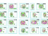 2016最新收集多层住宅户型平面图cad图纸下载图片1