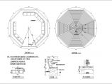非常详细的木结构八角亭施工CAD详图（标注齐全）图片1