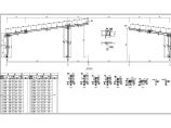 48米跨度钢结构单层厂房结构cad施工图图片1