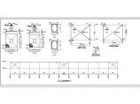 15m（15米）跨度轻钢结构厂房结构施工图图片1