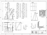 输电线路TJT铁塔钢结构施工设计cad布置方案详图图片1