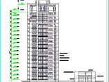 大型高层写字楼建筑cad设计图（标注详细）图片1
