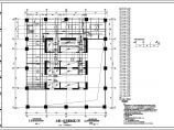 47层超高层矩形钢管混凝土框架核心筒广场结构设计cad施工图图片1