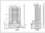 最新的二十二层星级大酒店建筑设计图纸（全套）图片1