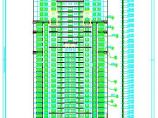 一梯四户高层住宅楼建筑设计cad方案图图片1