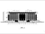 现代风格知名大学多层图书馆建筑cad设计施工图图片1