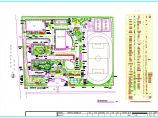 浙江花园式小学校园景观绿化总规划设计图（绿化面积6000多平方）图片1