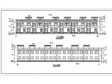 某三层砖混结构联排住宅楼建筑设计cad图纸（含设计说明）图片1