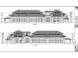 秦皇岛四层温泉酒店建筑设计施工CAD方案图纸图片1