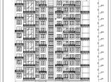 13层住宅楼建筑设计施工cad平面布置方案图(屋顶景观花架)图片1