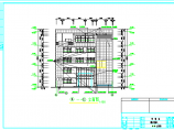 【五层】综合楼建筑设计平立剖cad图纸图片1