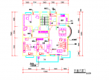 小型的三房户型商品房装修CAD设计图纸（标注详细）图片1