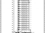 6栋高层单元式一梯两户商品房住宅建筑施工CAD图纸图片1