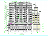 【十层】欧式住宅楼建筑平立剖cad图纸-高层住宅楼图片1