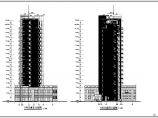 【17层】框架剪力墙结构高层办公楼建筑设计图纸（含设计说明）图片1