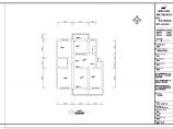 江苏经典三居室舒适户型室内装修设计cad平面布置方案图图片1