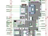 现代跃层家装设计施工cad平面布置方案图纸(开放式厨房)图片1