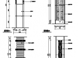 最新最全的几十款装饰栏杆建筑设计cad图纸（栏杆构造图）图片1